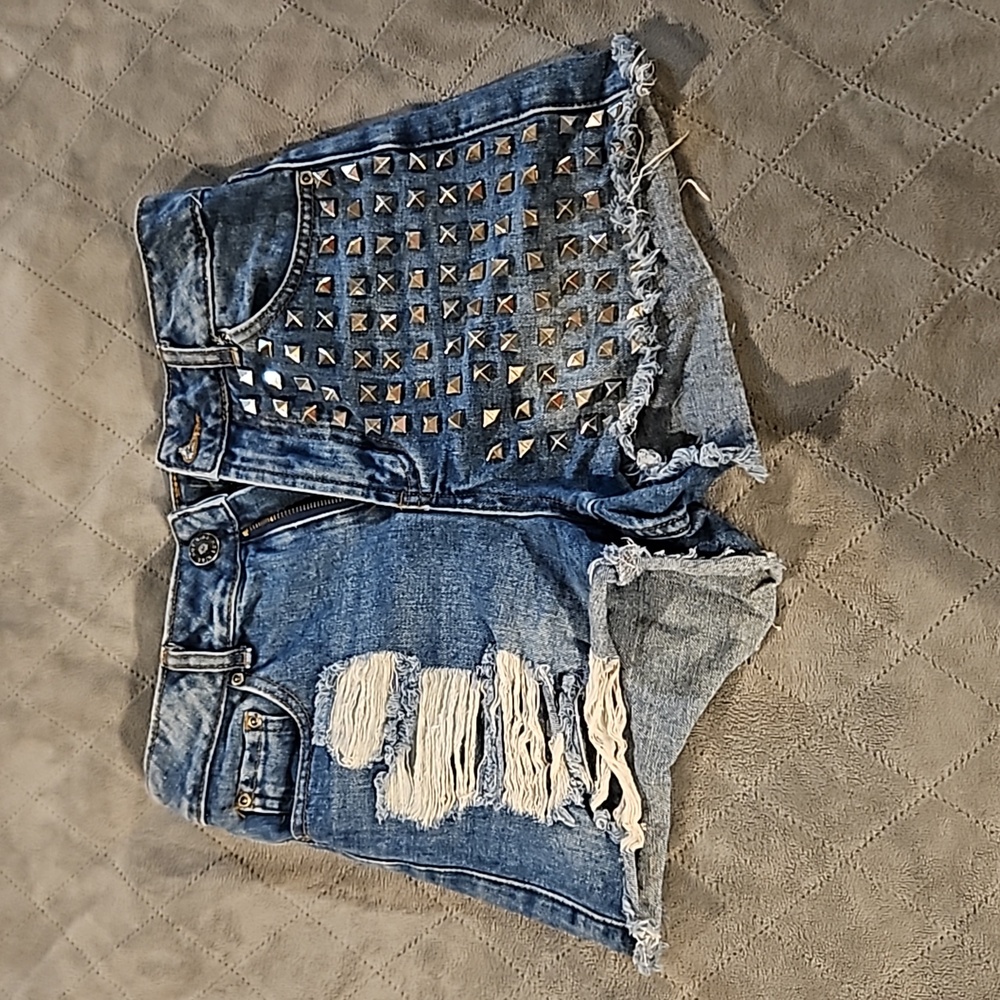 Denim shorts